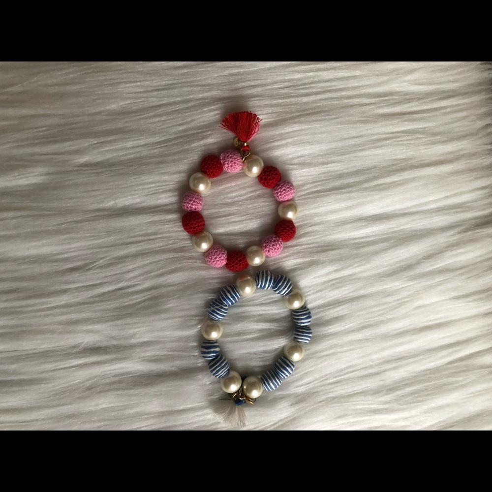 Bundle of JCREW beaded bracelets